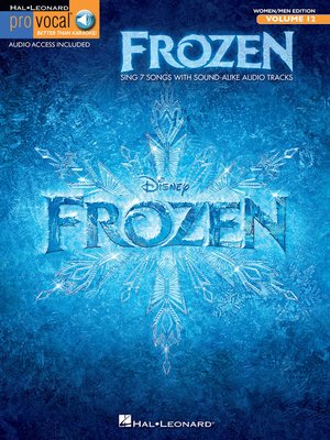 cover image of Frozen--Pro Vocal Songbook (with Audio)
